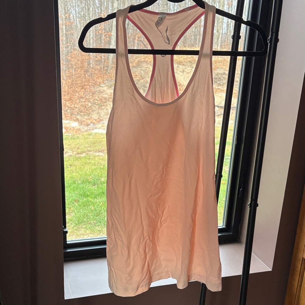 Peach Racerback Tank Top